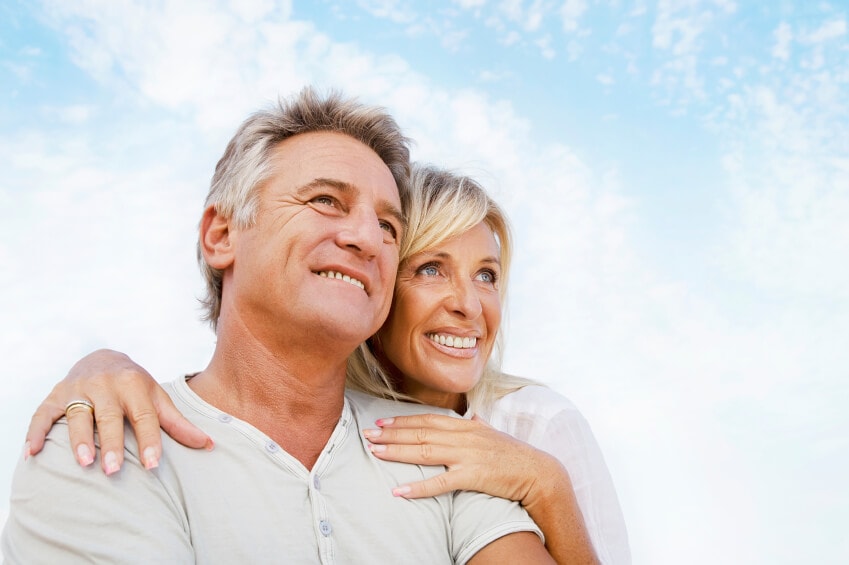 Couple senior en bonne santé